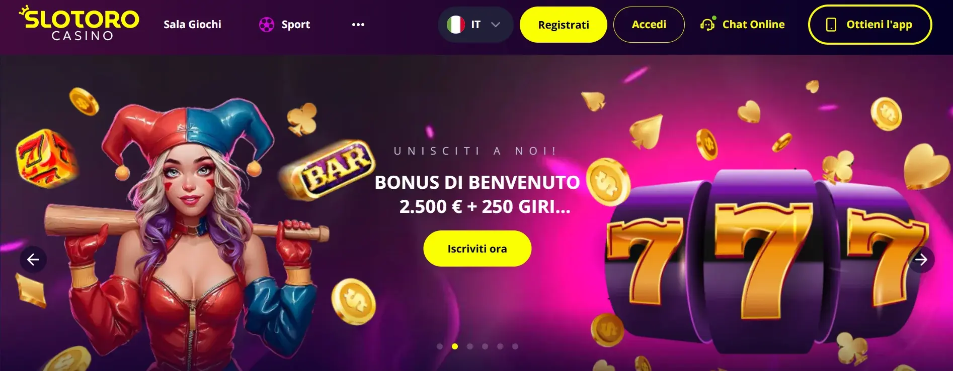 Slotoro recensione